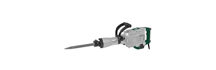 FIT Demolition Hammer 19kg 1700W with Metal Case & Hex Chisel - RH90K